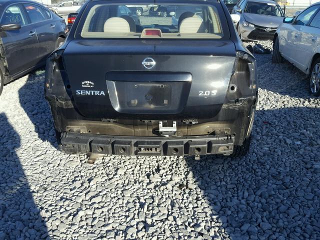 3N1AB61E47L602380 - 2007 NISSAN SENTRA 2.0 BLACK photo 9