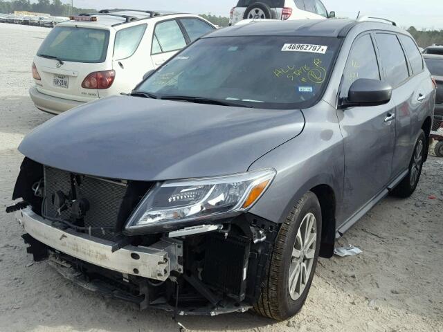 5N1AR2MN0GC626843 - 2016 NISSAN PATHFINDER GRAY photo 2