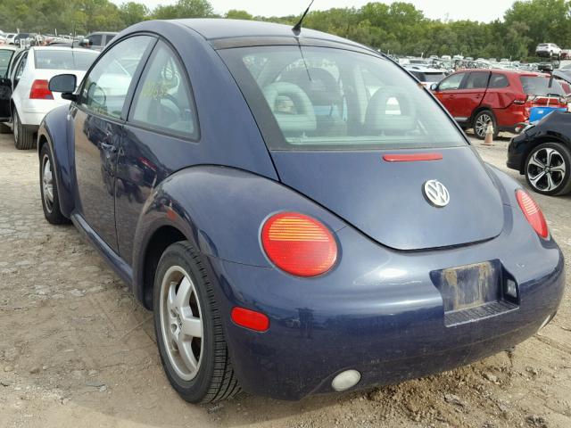 3VWDD21C7YM479131 - 2000 VOLKSWAGEN NEW BEETLE Mavi foto 3
