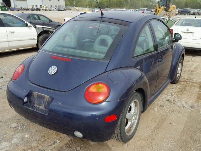 3VWDD21C7YM479131 - 2000 VOLKSWAGEN NEW BEETLE BLUE photo 4