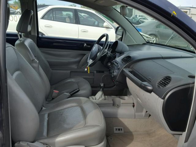 3VWDD21C7YM479131 - 2000 VOLKSWAGEN NEW BEETLE Mavi foto 5