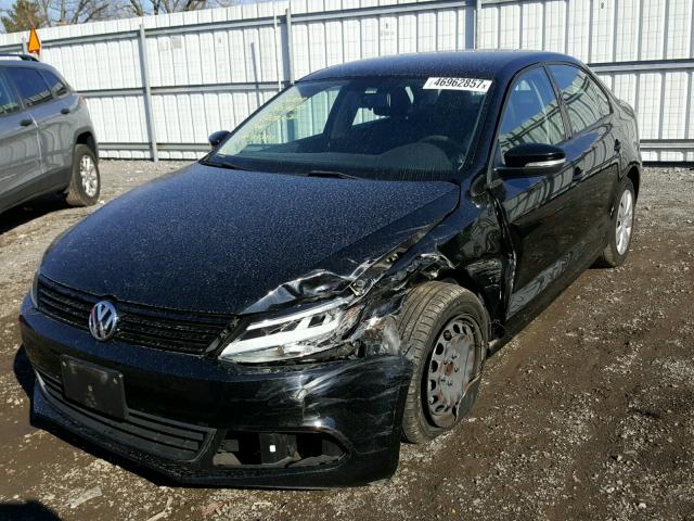 3VWDZ7AJ2BM361329 - 2011 VOLKSWAGEN JETTA SE BLACK photo 2