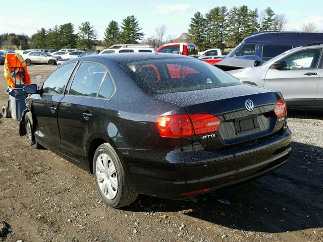 3VWDZ7AJ2BM361329 - 2011 VOLKSWAGEN JETTA SE Qara foto 3