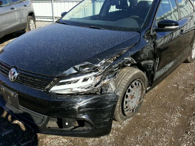 3VWDZ7AJ2BM361329 - 2011 VOLKSWAGEN JETTA SE Qara foto 9