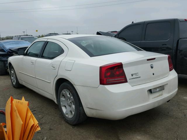 2B3KA43R16H314527 - 2006 DODGE CHARGER SE WHITE photo 3