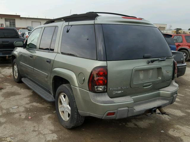 1GNET16S936149012 - 2003 CHEVROLET TRAILBLAZE GREEN photo 3