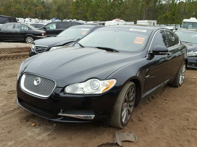 SAJWA0FA2AHR58570 - 2010 JAGUAR XF LUXURY BLACK photo 2