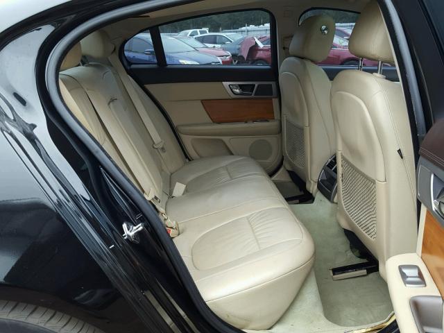 SAJWA0FA2AHR58570 - 2010 JAGUAR XF LUXURY BLACK photo 6