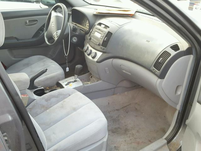 KMHDU46D97U197336 - 2007 HYUNDAI ELANTRA GL GRAY photo 5