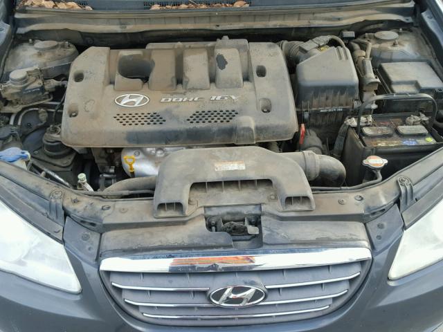 KMHDU46D97U197336 - 2007 HYUNDAI ELANTRA GL GRAY photo 7