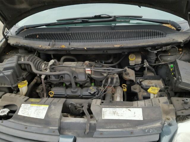 1D4GP24R05B405627 - 2005 DODGE GRAND CARA GREEN photo 7