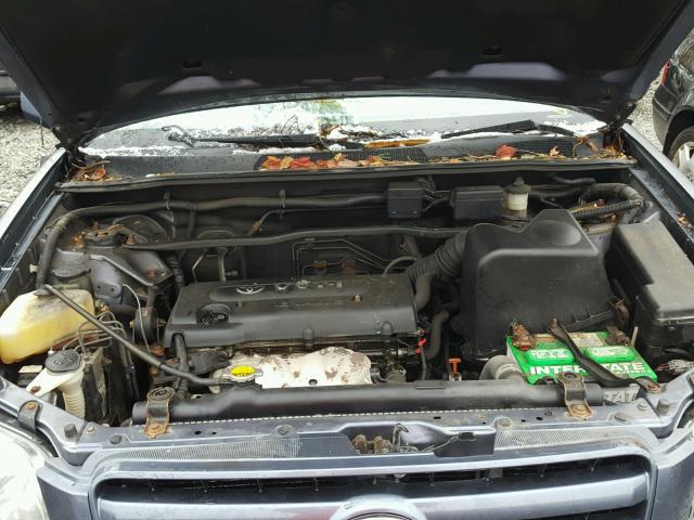 JTEHD21A640028753 - 2004 TOYOTA HIGHLANDER BLUE photo 7