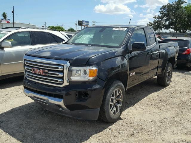 1GTH5BE32F1221248 - 2015 GMC CANYON SLE BLACK photo 2