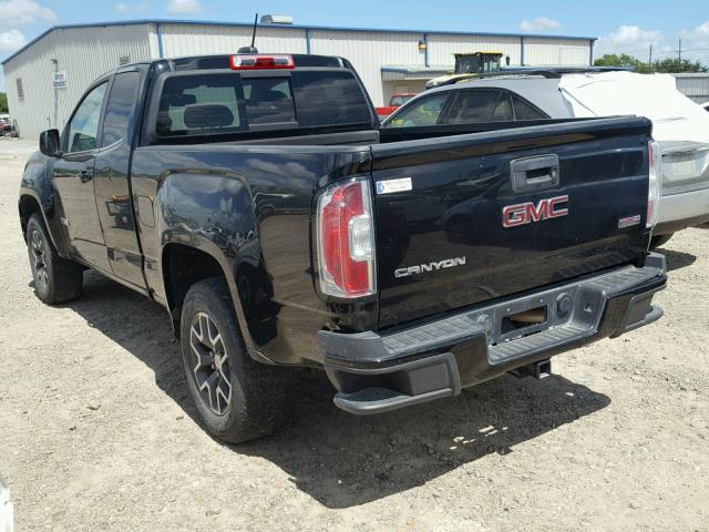 1GTH5BE32F1221248 - 2015 GMC CANYON SLE BLACK photo 3