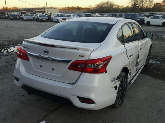 3N1AB7AP5HY309566 - 2017 NISSAN SENTRA S WHITE photo 4