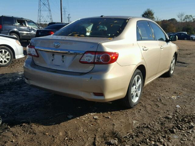 5YFBU4EE2CP028031 - 2012 TOYOTA COROLLA BA BEIGE photo 4