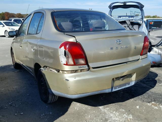 JTDBT123610110128 - 2001 TOYOTA ECHO GOLD photo 3