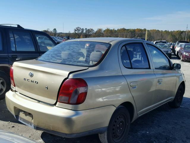 JTDBT123610110128 - 2001 TOYOTA ECHO GOLD photo 4