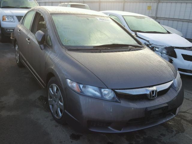 19XFA16579E028379 - 2009 HONDA CIVIC LX CHARCOAL photo 1