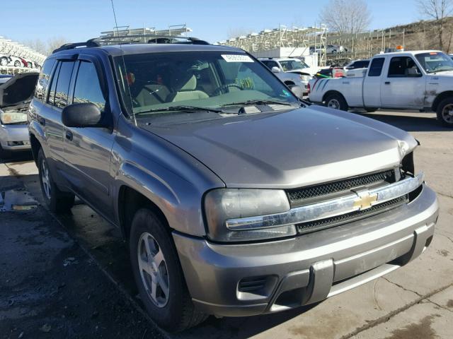 1GNDT13S462232925 - 2006 CHEVROLET TRAILBLAZE GRAY photo 1