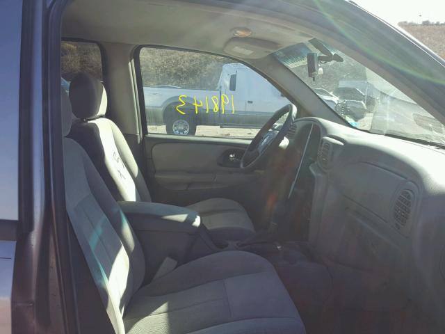 1GNDT13S462232925 - 2006 CHEVROLET TRAILBLAZE GRAY photo 5