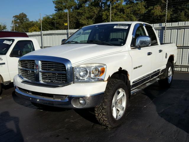 1D7HU18257S202288 - 2007 DODGE RAM 1500 Q WHITE photo 2