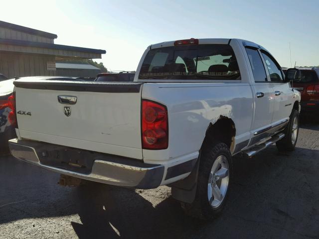 1D7HU18257S202288 - 2007 DODGE RAM 1500 Q WHITE photo 4