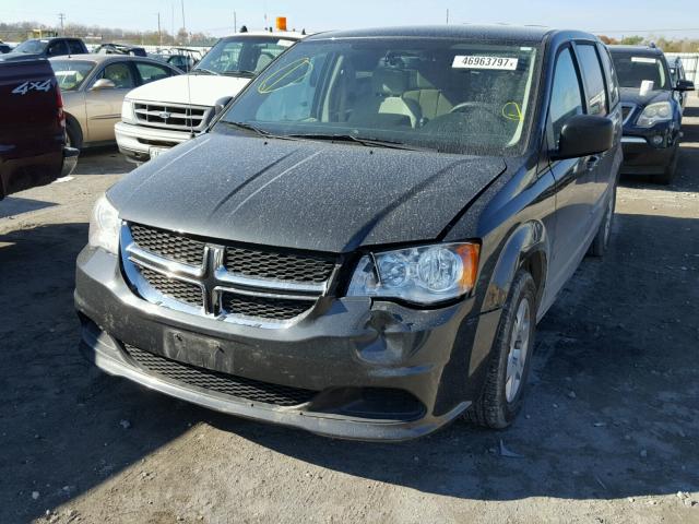 2C4RDGBG6CR225516 - 2012 DODGE GRAND CARA BLACK photo 9