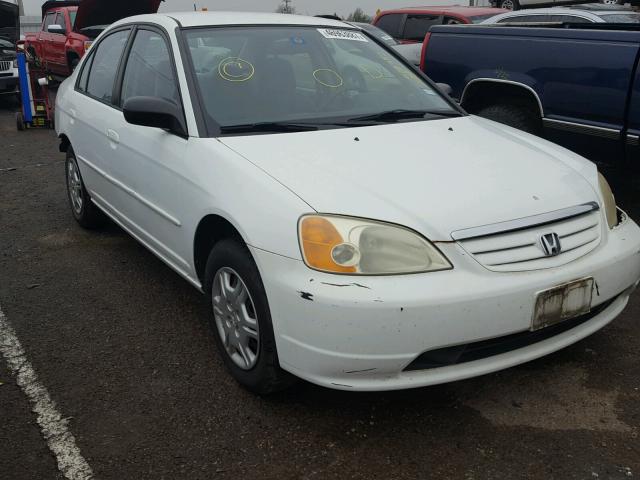 2HGES15552H586382 - 2002 HONDA CIVIC LX WHITE photo 1