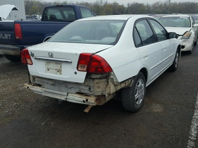 2HGES15552H586382 - 2002 HONDA CIVIC LX WHITE photo 4