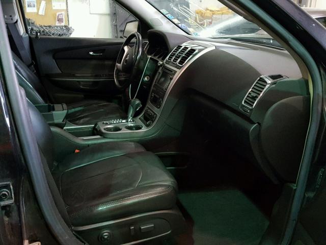 1GKER33758J271118 - 2008 GMC ACADIA SLT შავი ფოტო 5