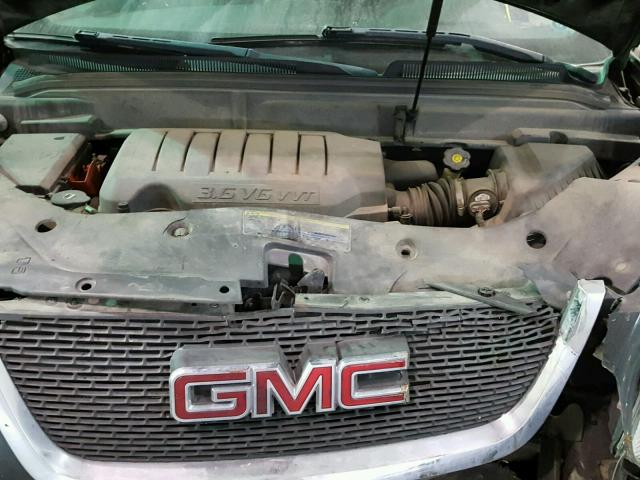 1GKER33758J271118 - 2008 GMC ACADIA SLT შავი ფოტო 7