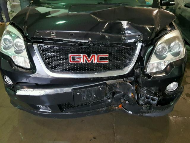 1GKER33758J271118 - 2008 GMC ACADIA SLT შავი ფოტო 9