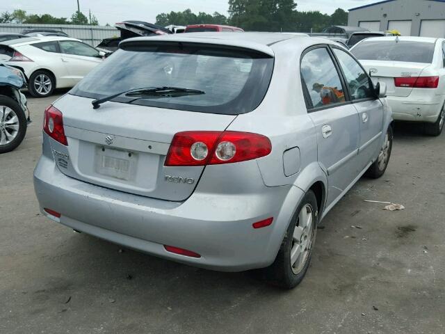 KL5JJ66Z35K140247 - 2005 SUZUKI RENO LX SILVER photo 4