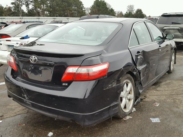 4T1BK46K77U510105 - 2007 TOYOTA CAMRY NEW BLACK photo 4