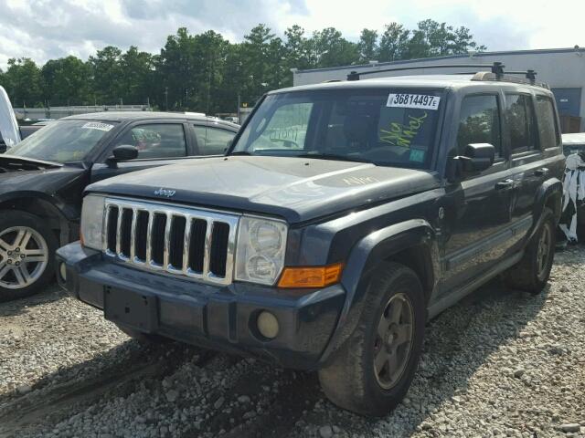 1J8HG48P07C678739 - 2007 JEEP COMMANDER BLUE photo 2