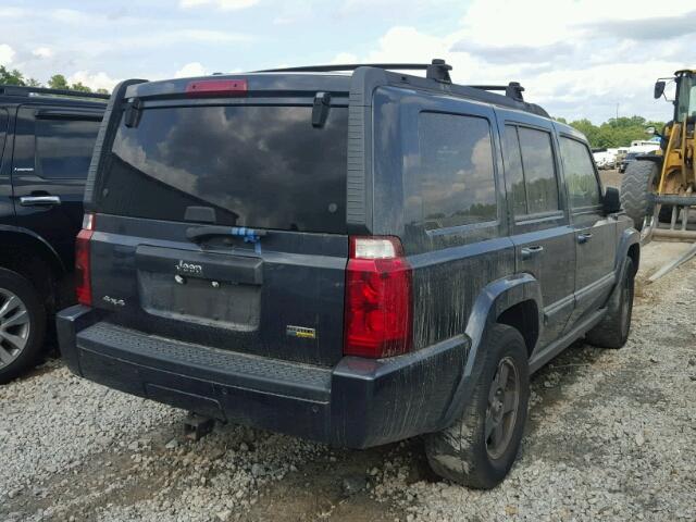 1J8HG48P07C678739 - 2007 JEEP COMMANDER BLUE photo 4