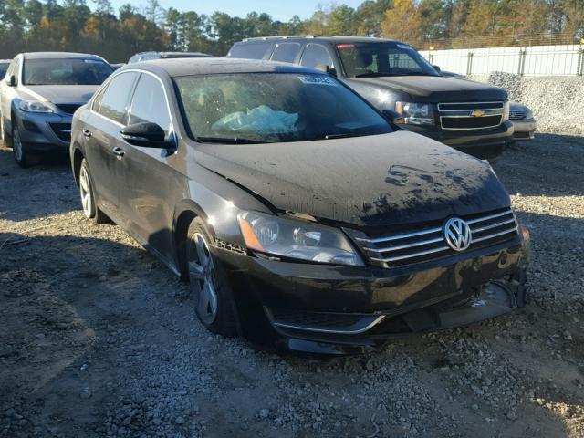 1VWBH7A31CC097633 - 2012 VOLKSWAGEN PASSAT SE BLACK photo 1