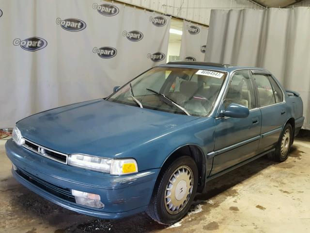 JHMCB768XMC014259 - 1991 HONDA ACCORD SE BLUE photo 2