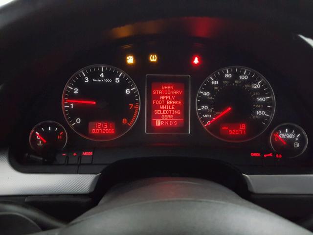 WAUAF78E58A090602 - 2008 AUDI A4 2.0T RED photo 8