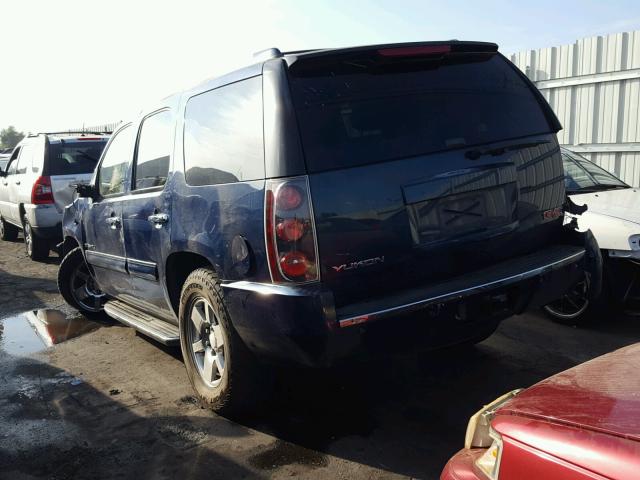 1GKFK63867J149353 - 2007 GMC YUKON DENA BLUE photo 3