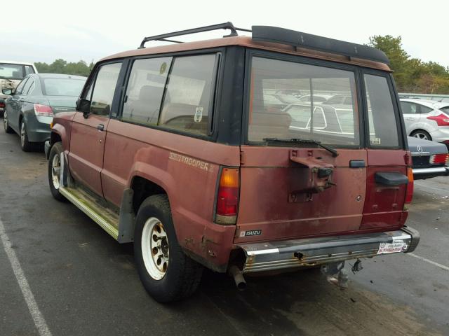 JAACH15LXG5410131 - 1986 ISUZU TROOPER II BURGUNDY photo 3