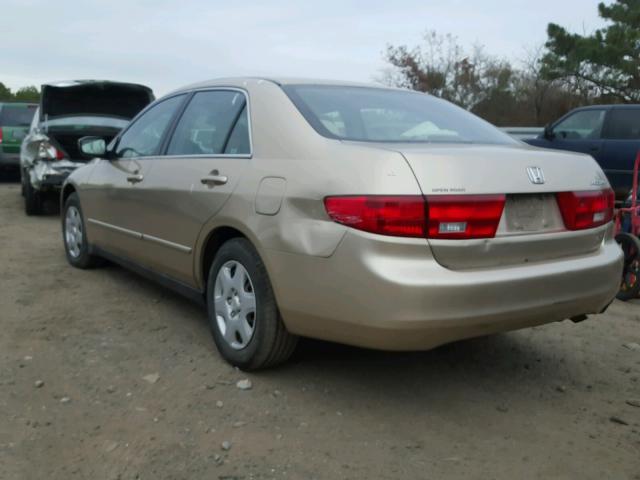 1HGCM56425A012856 - 2005 HONDA ACCORD LX BEIGE photo 3