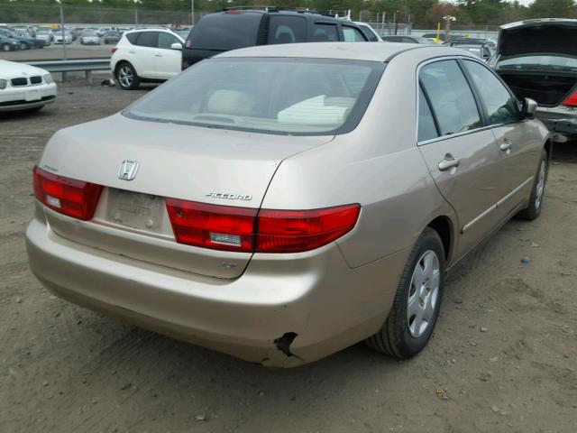 1HGCM56425A012856 - 2005 HONDA ACCORD LX BEIGE photo 4