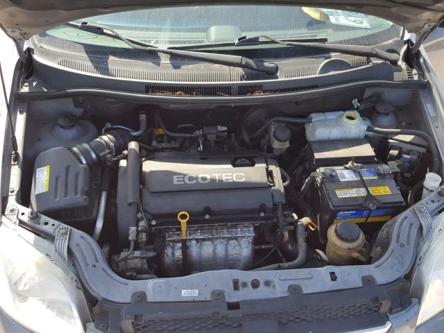 KL1TD5DE6AB107278 - 2010 CHEVROLET AVEO LS GRAY photo 7