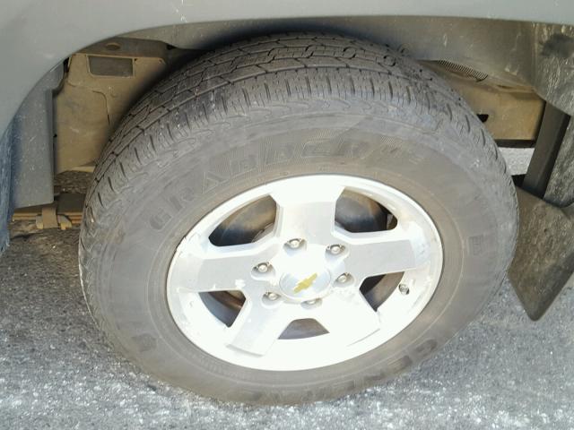 1GCESCF94C8146642 - 2012 CHEVROLET COLORADO L GRAY photo 9