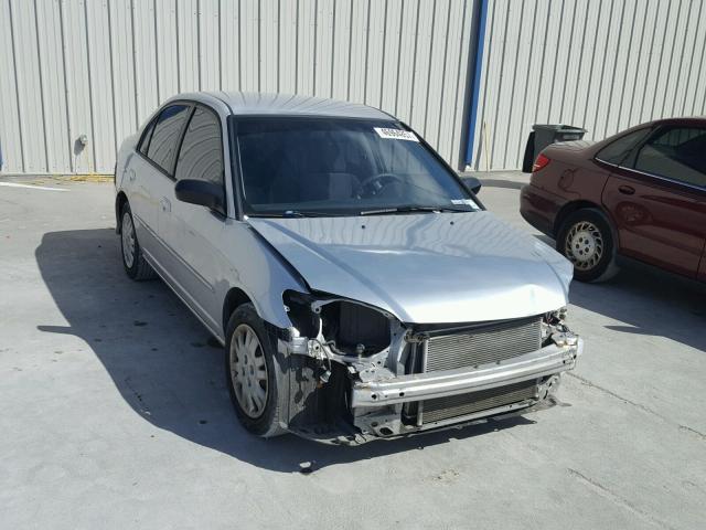 2HGES15625H620873 - 2005 HONDA CIVIC LX SILVER photo 1