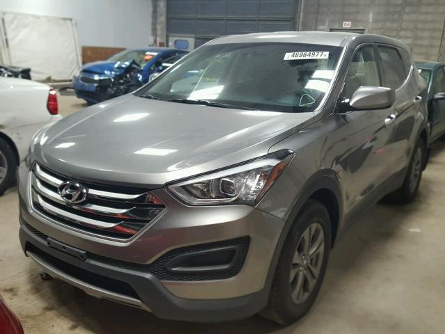 5XYZTDLB7FG274379 - 2015 HYUNDAI SANTA FE S GRAY photo 2