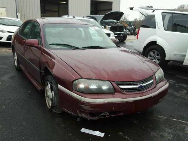 2G1WH55K029208598 - 2002 CHEVROLET IMPALA LS MAROON photo 1