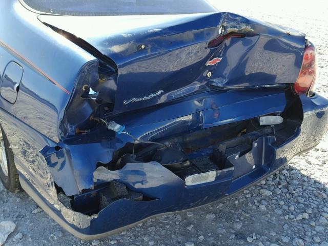 2G1WW12E939149839 - 2003 CHEVROLET MONTE CARL ლურჯი ფოტო 9